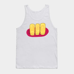 3 pieces of tamagoyaki fried egg Tank Top